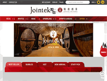 Tablet Screenshot of jointekfinewines.com.hk